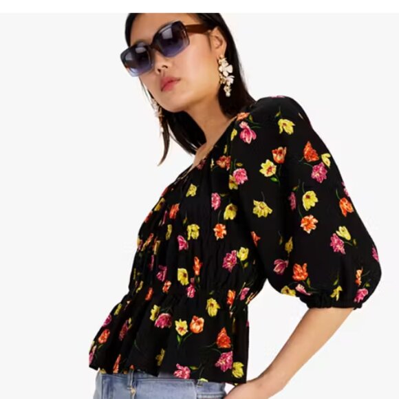 kate spade Tulip Toss Riviera Top S NWT - Picture 1 of 5